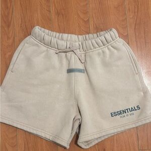 Fear of God ESSENTIALS Women's Cream Athletic Lounge Shorts